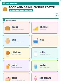 First page of Food and Drink: Picture Poster, A1 posters