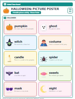 First page of Halloween: Picture Poster, A1 posters